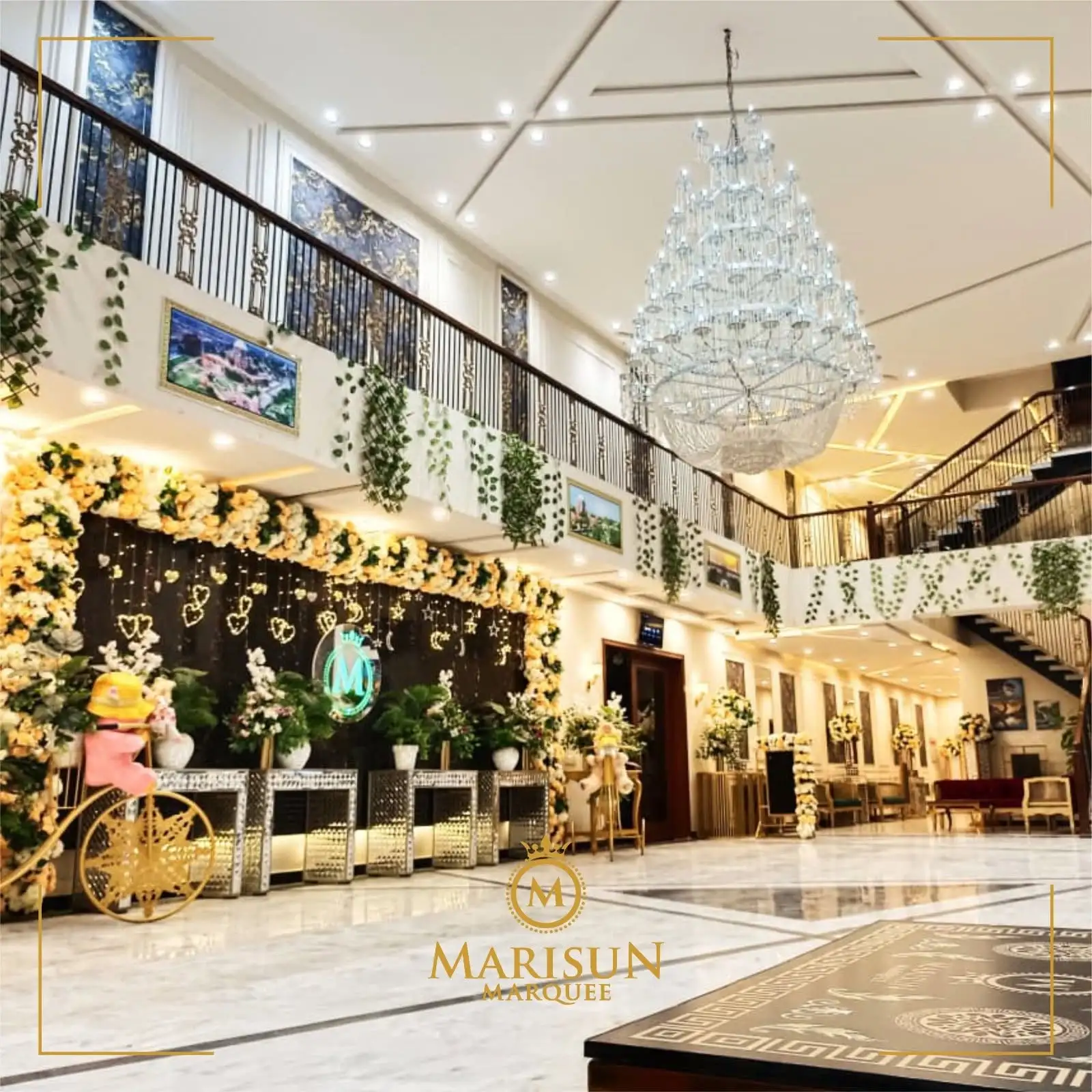 Interior of Greenland Marquee hall